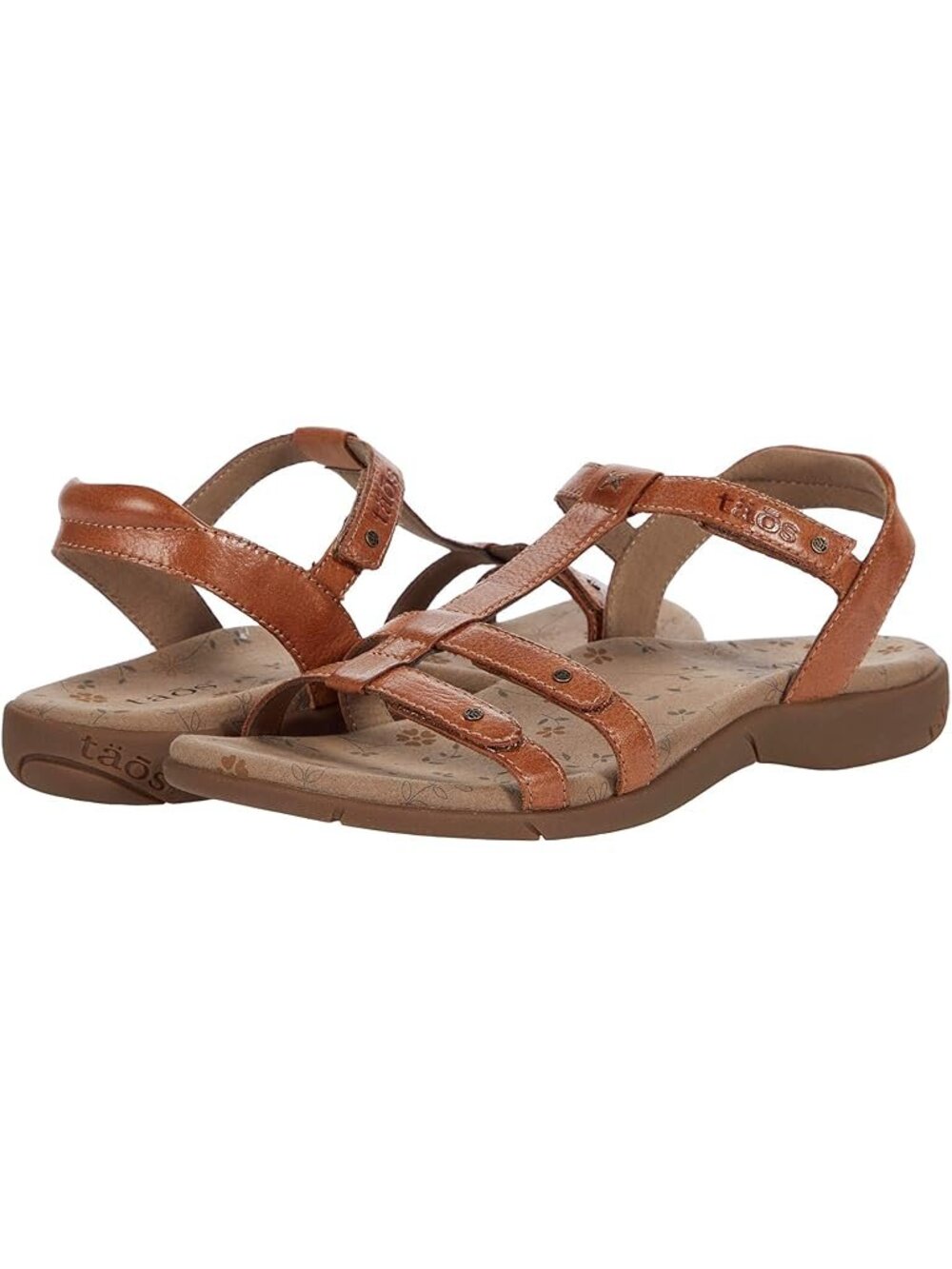 TAOS Footwear Trophy 2 Sandals Honey Brown Sz 9 EUC! - Picture 5 of 5